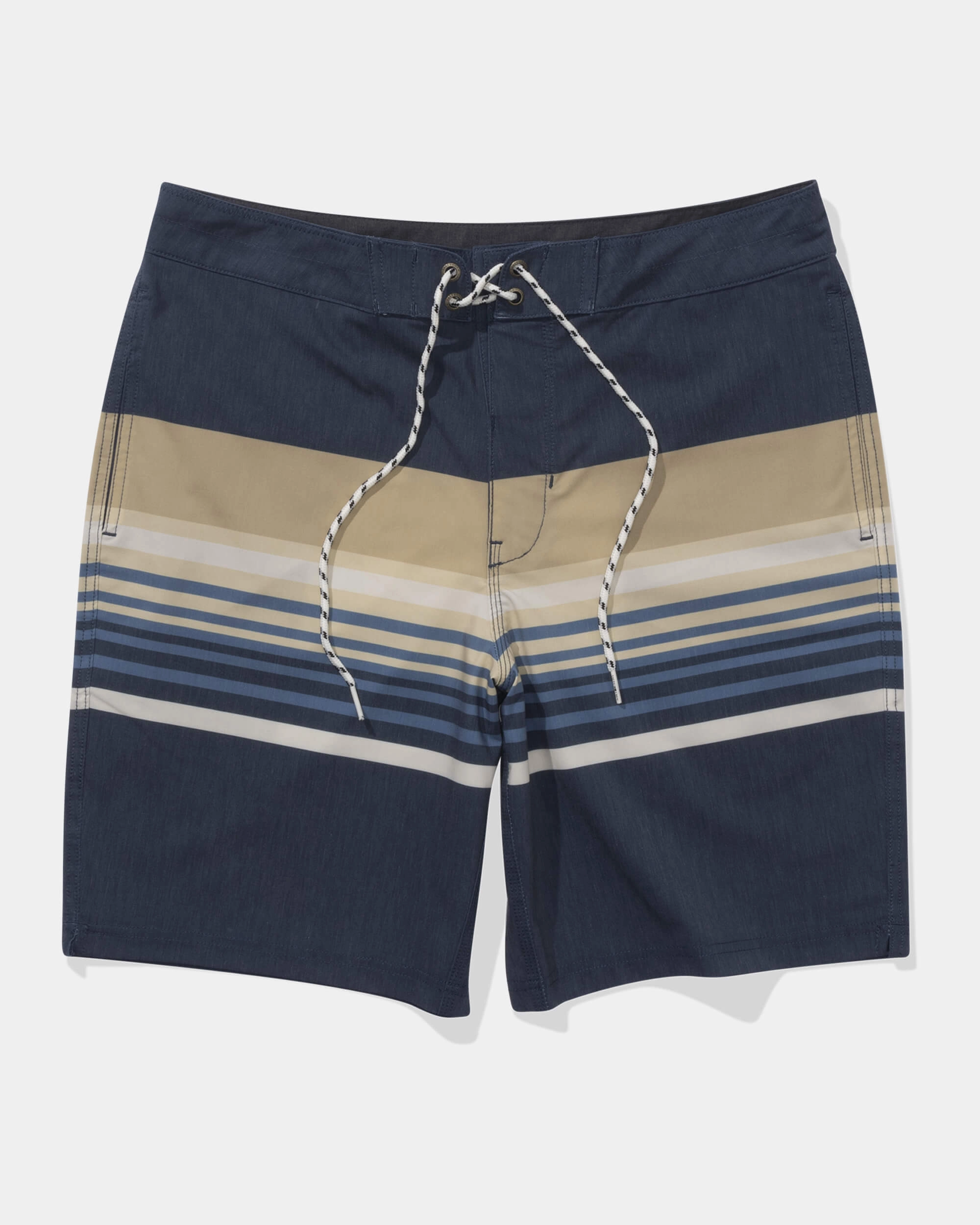 Classic-Silhouette Sunset Boardshort - Navy