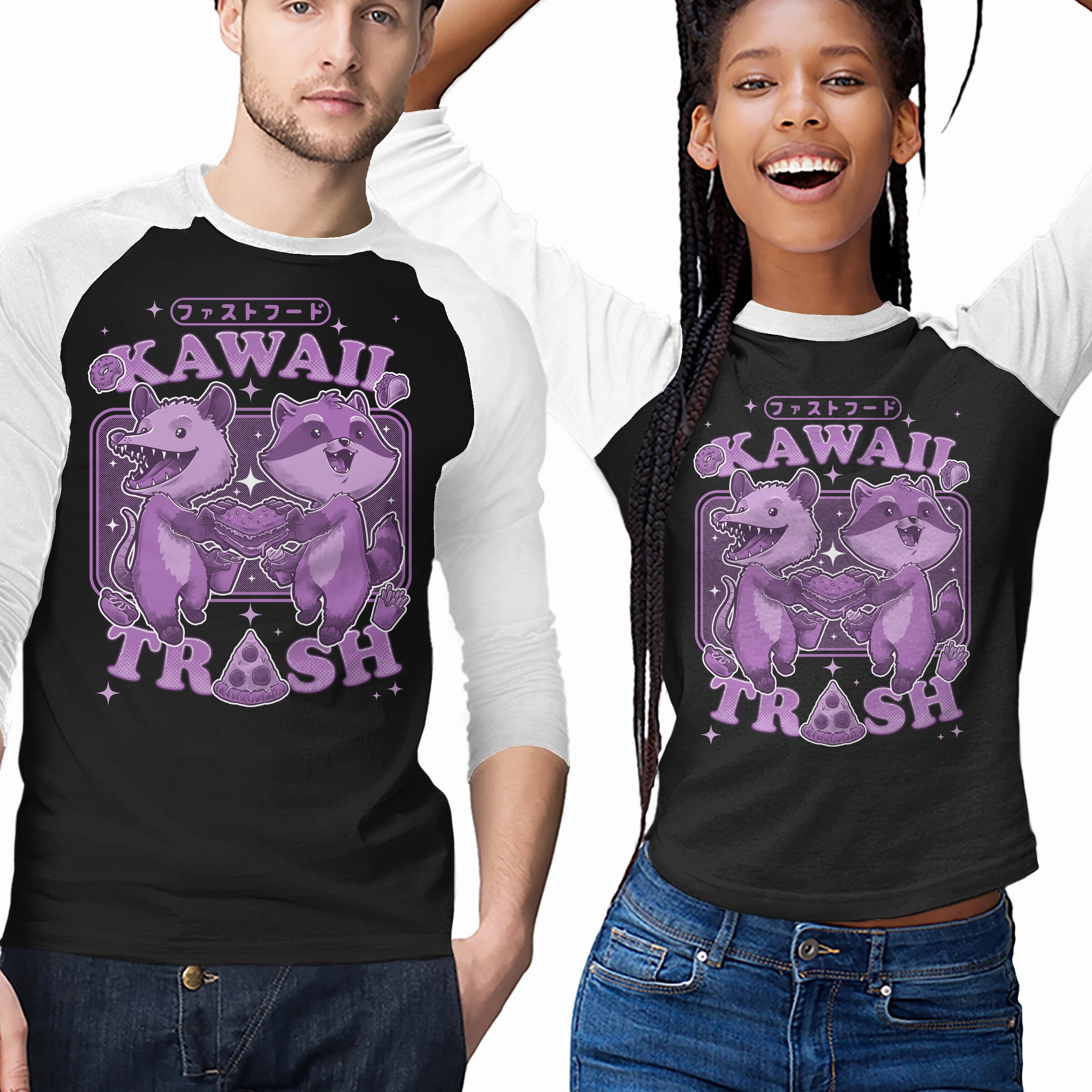 Fastfood Trash Animals Comfort Waist casual top