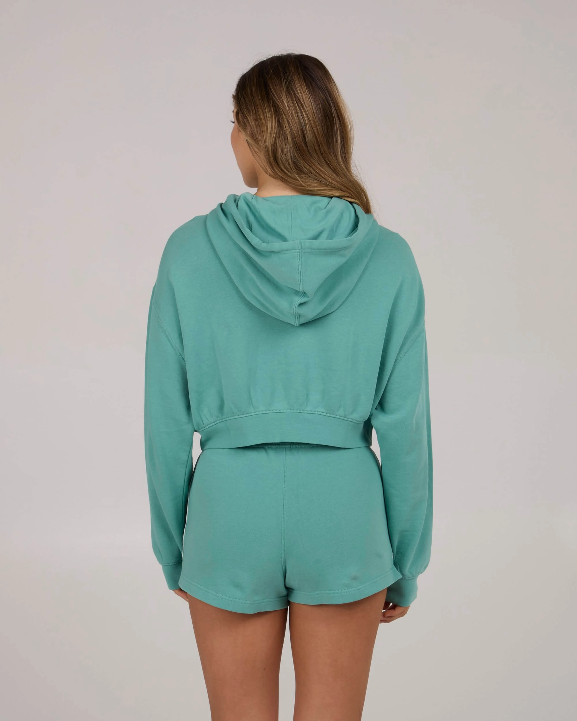 Gym Wear Hidden pockets Catamaran Hoody - Sea Glass