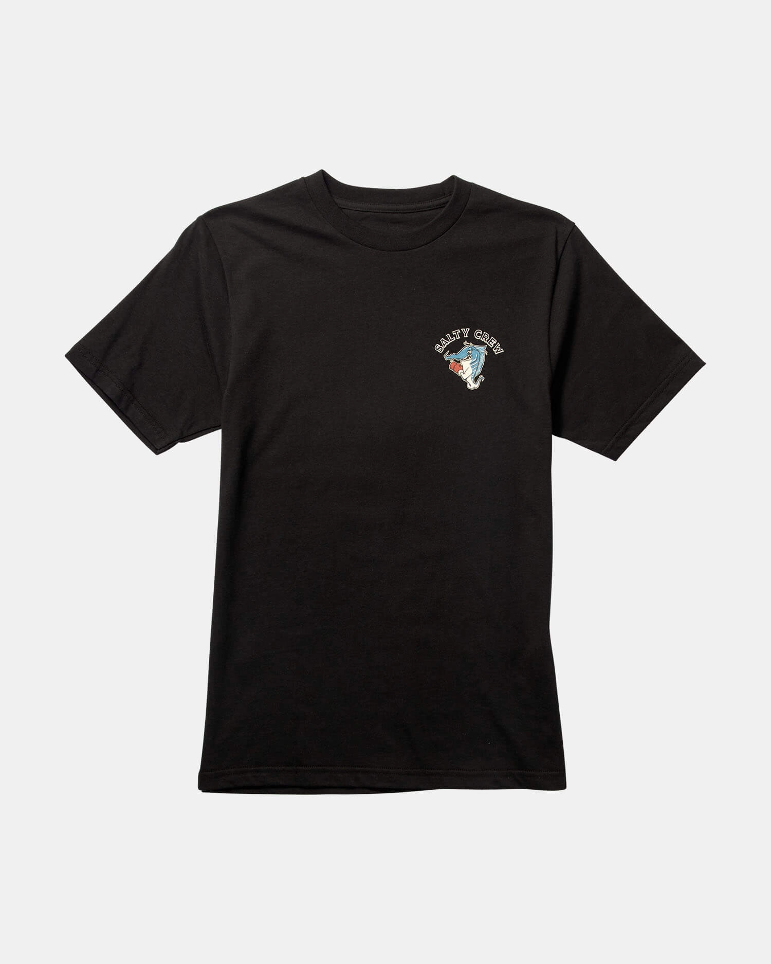 HighStretchElastic TurtleneckDesign Fight Club  S/S Tee Kids - Black