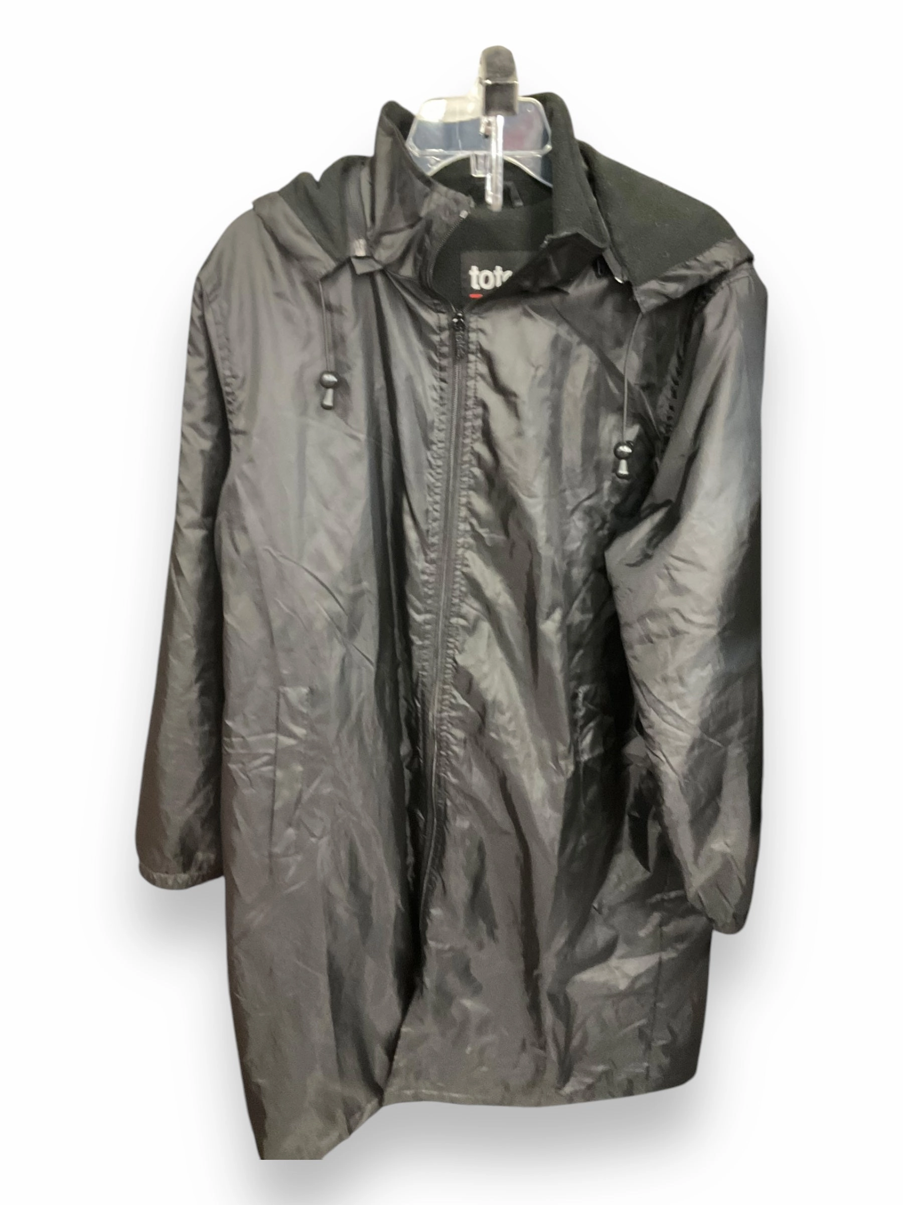 Coat Puffer & Quilted By Totes In Black, Size: L Fresh Glow