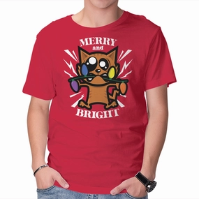 loose but not baggy Trendy Casual Wear Merry And Bright Cat