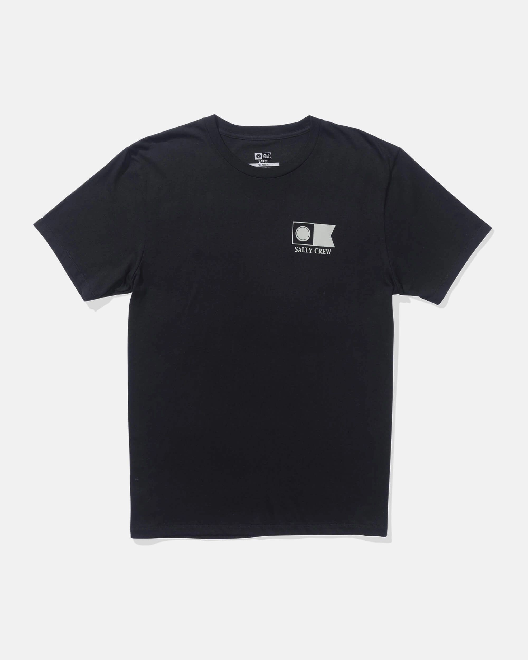 Weekend Comfort Wear Flagship Fill Ss Tee - Black