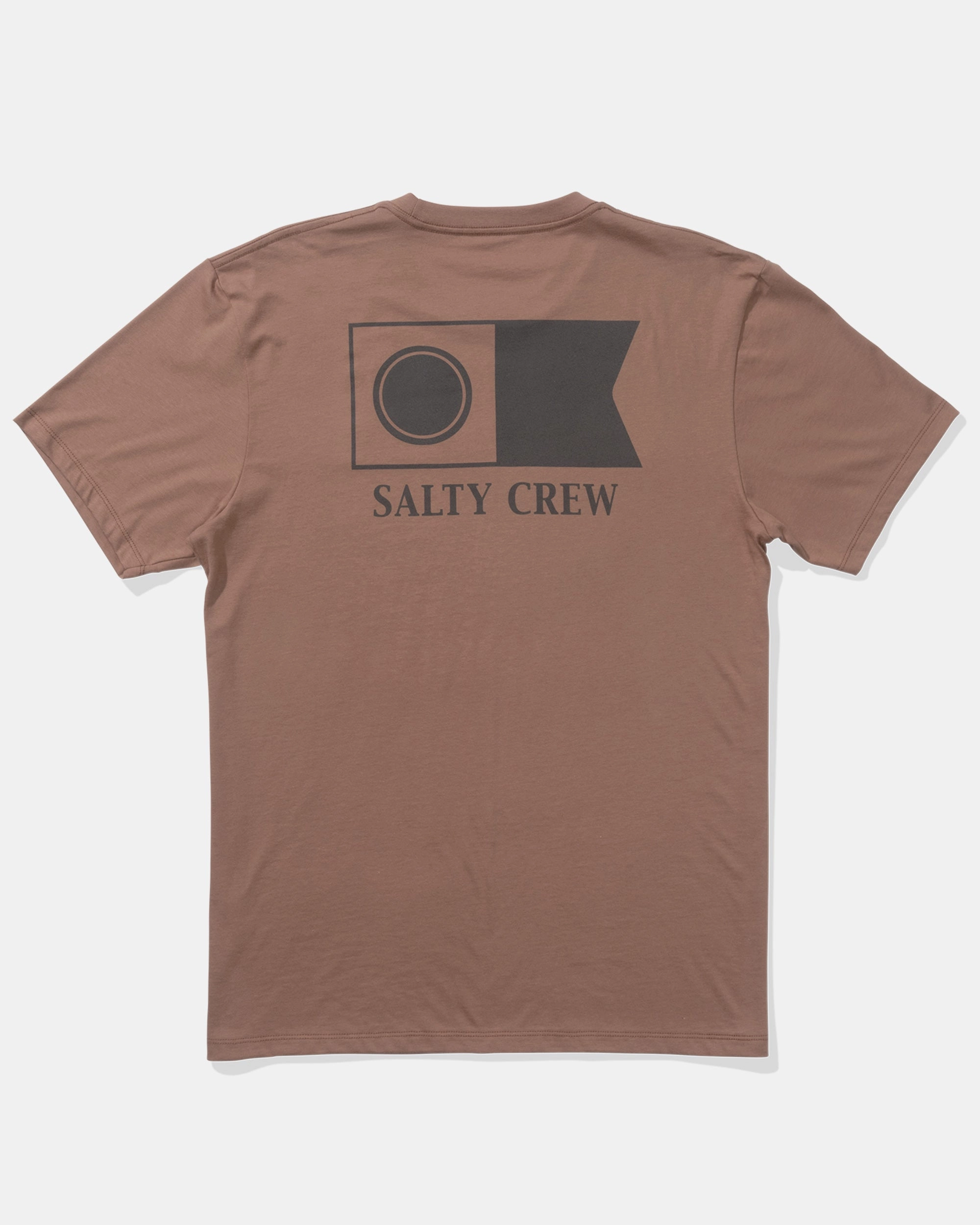 Sporty Style Flagship Ss Tee - Clay