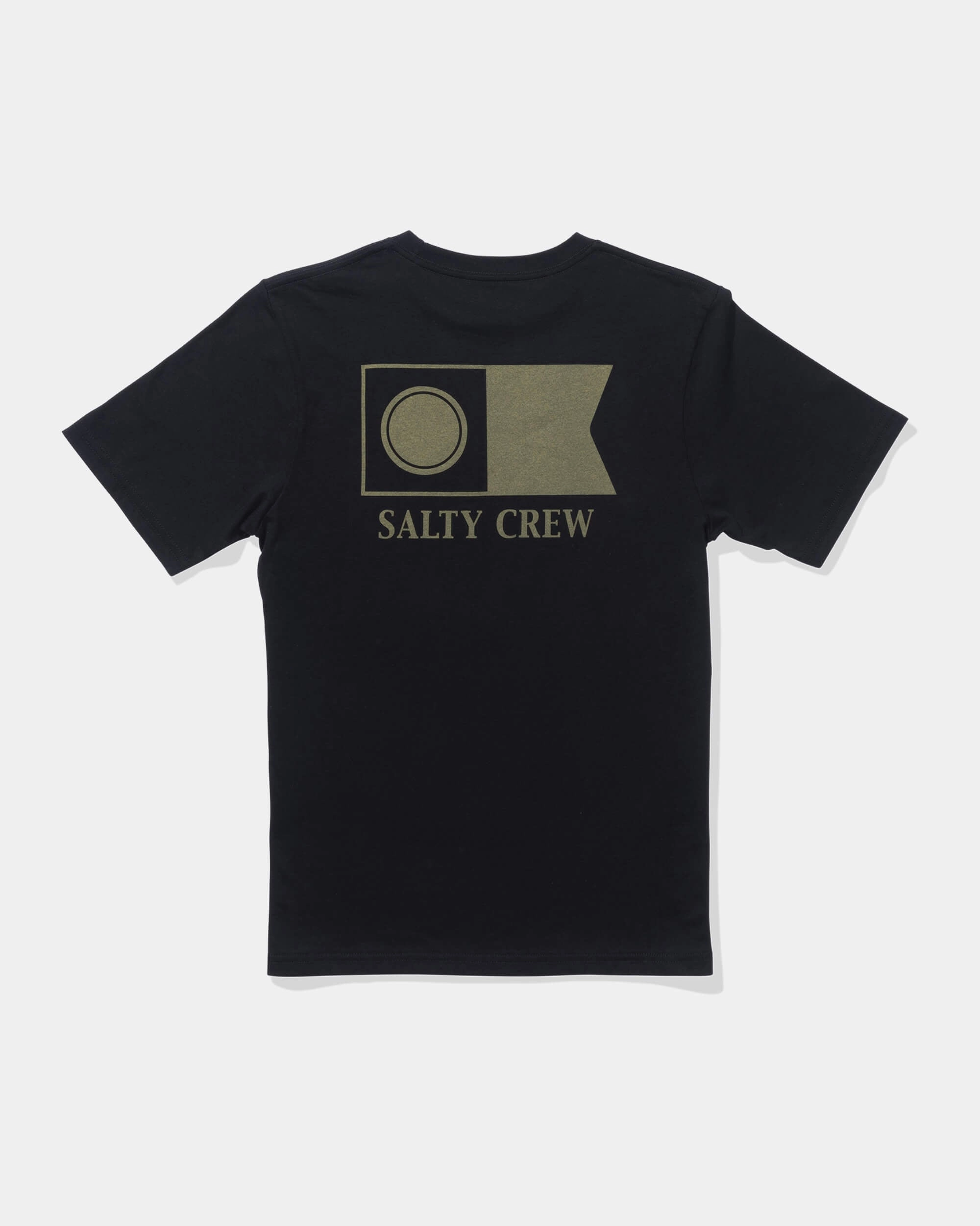 Flagship  Ss Tee Kids - Black Noise Reduced Zipper Anti Microbial Lining