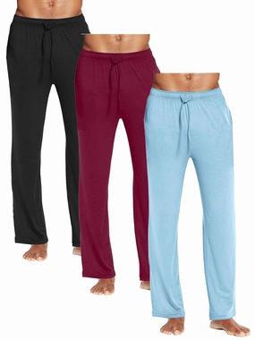 StretchMaterial 3-Pack Men's Classic Lounge Pants (Sizes, S-3XL)