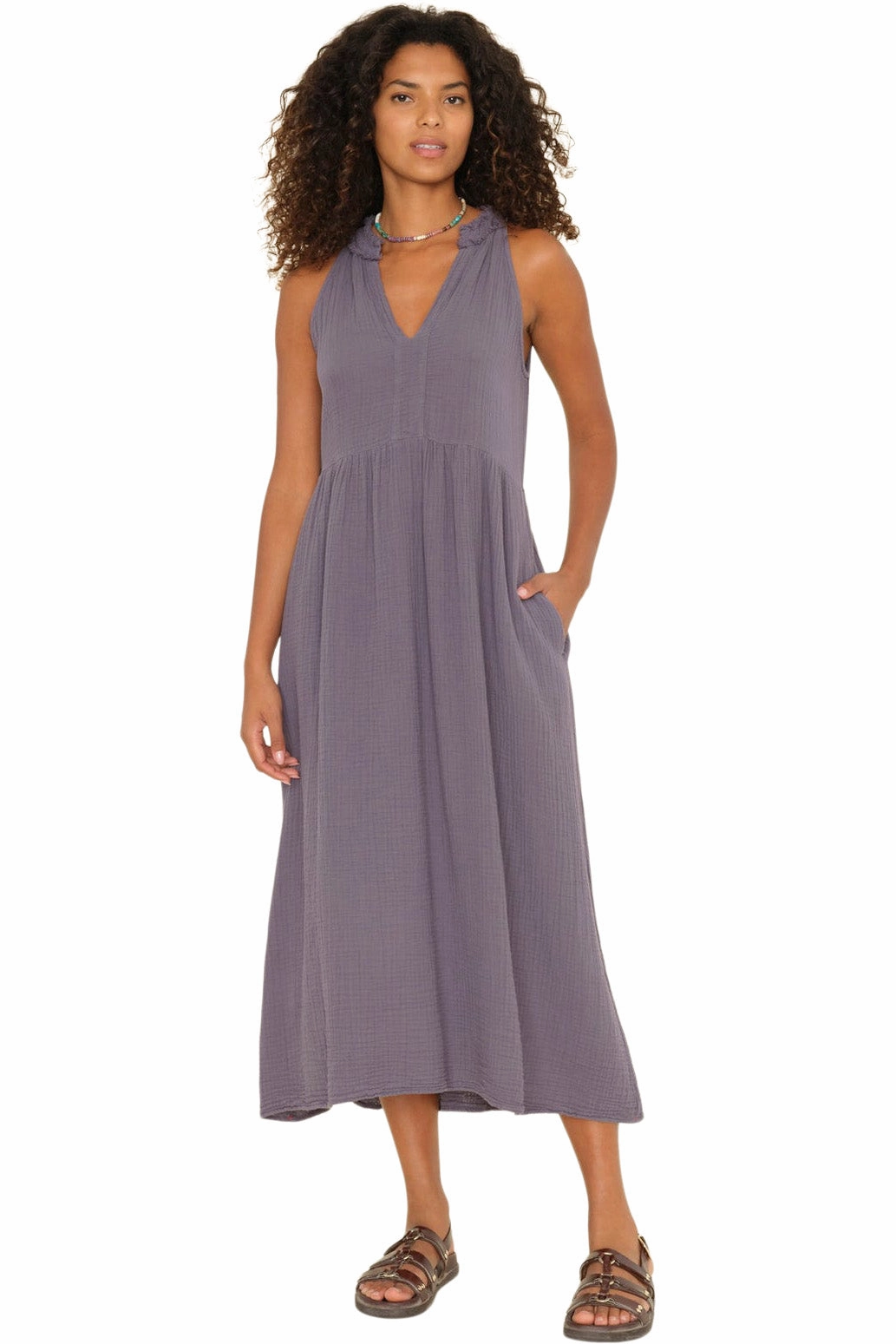 Inner Glow Soft Motion Xirena Liza Dress in Obsidian