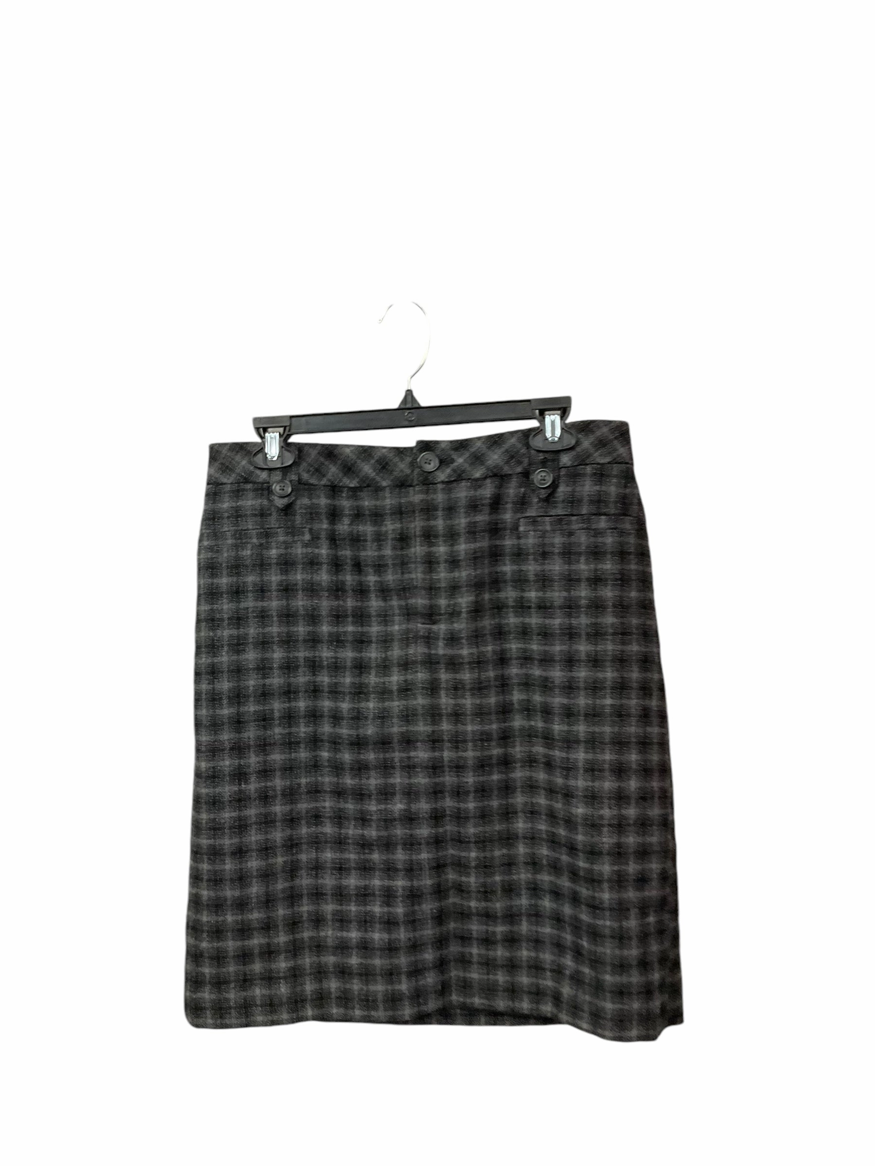 Skirt Midi By Eddie Bauer In Plaid Pattern, Size: 8 Comfy Fashion