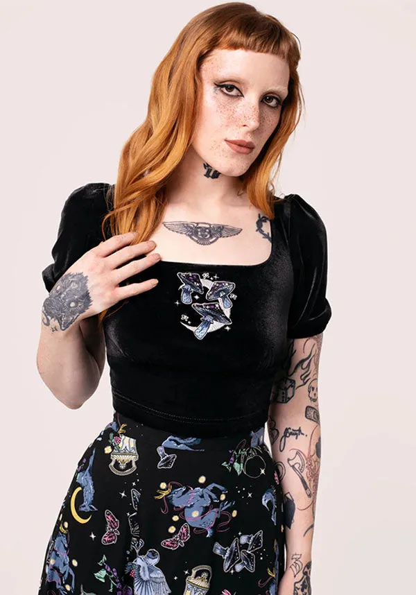 Stretch Blouse Moonlit | TOP