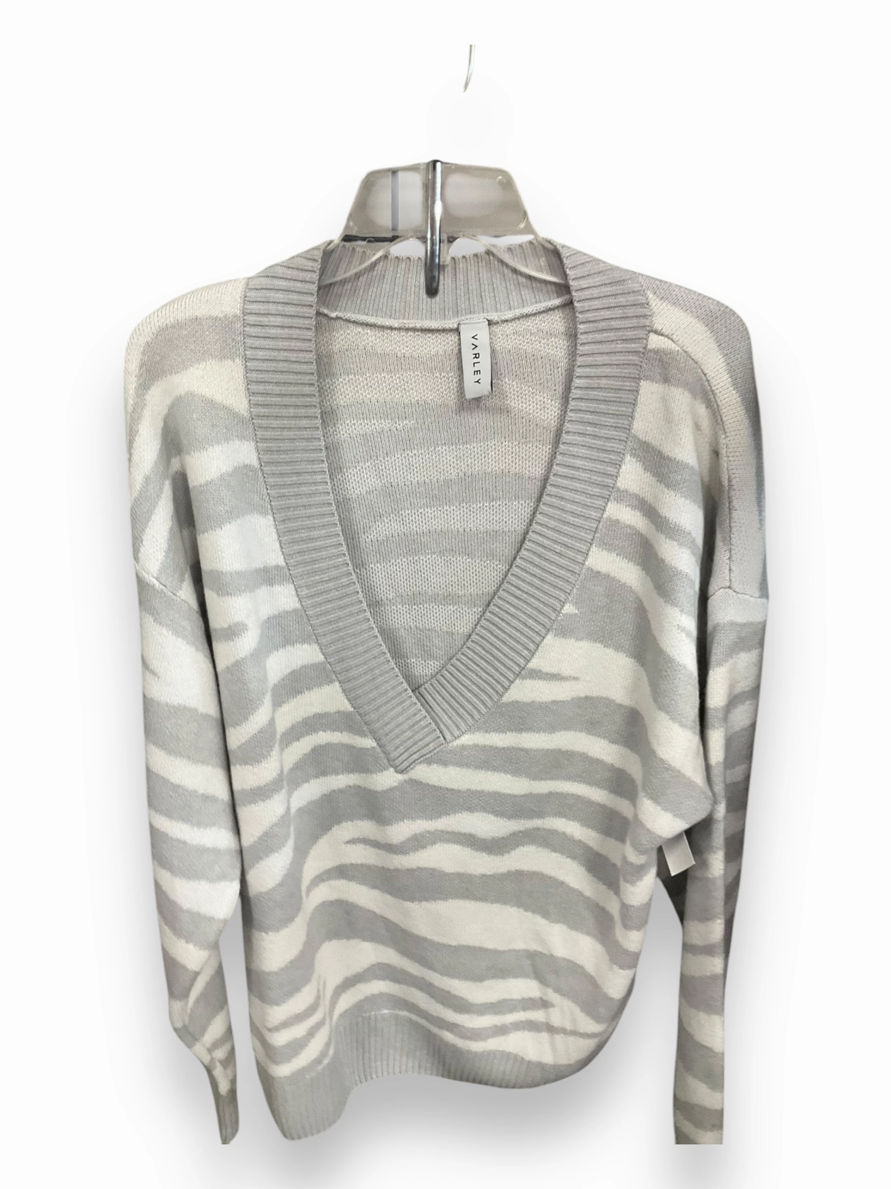 Sweater By Varley In Zebra Print, Size: M Classic Hoodie WrinkleFree Fabric