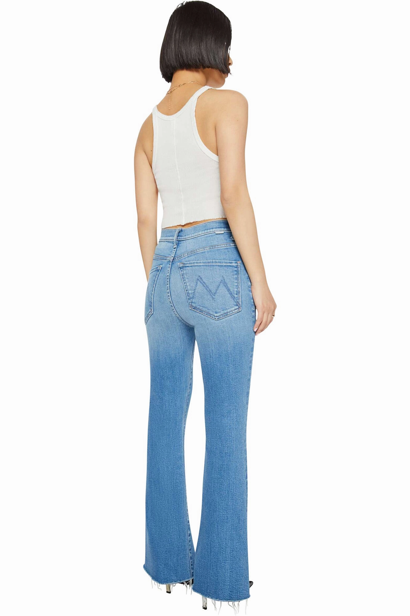 MOTHER Denim Lil Weekender Fray in Read Between the Lines Streetwear Fan Family Style Stylish Vibrant