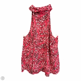 Casual dress Top Sleeveless By Ashley Stewart In Black & Pink, Size: 2x