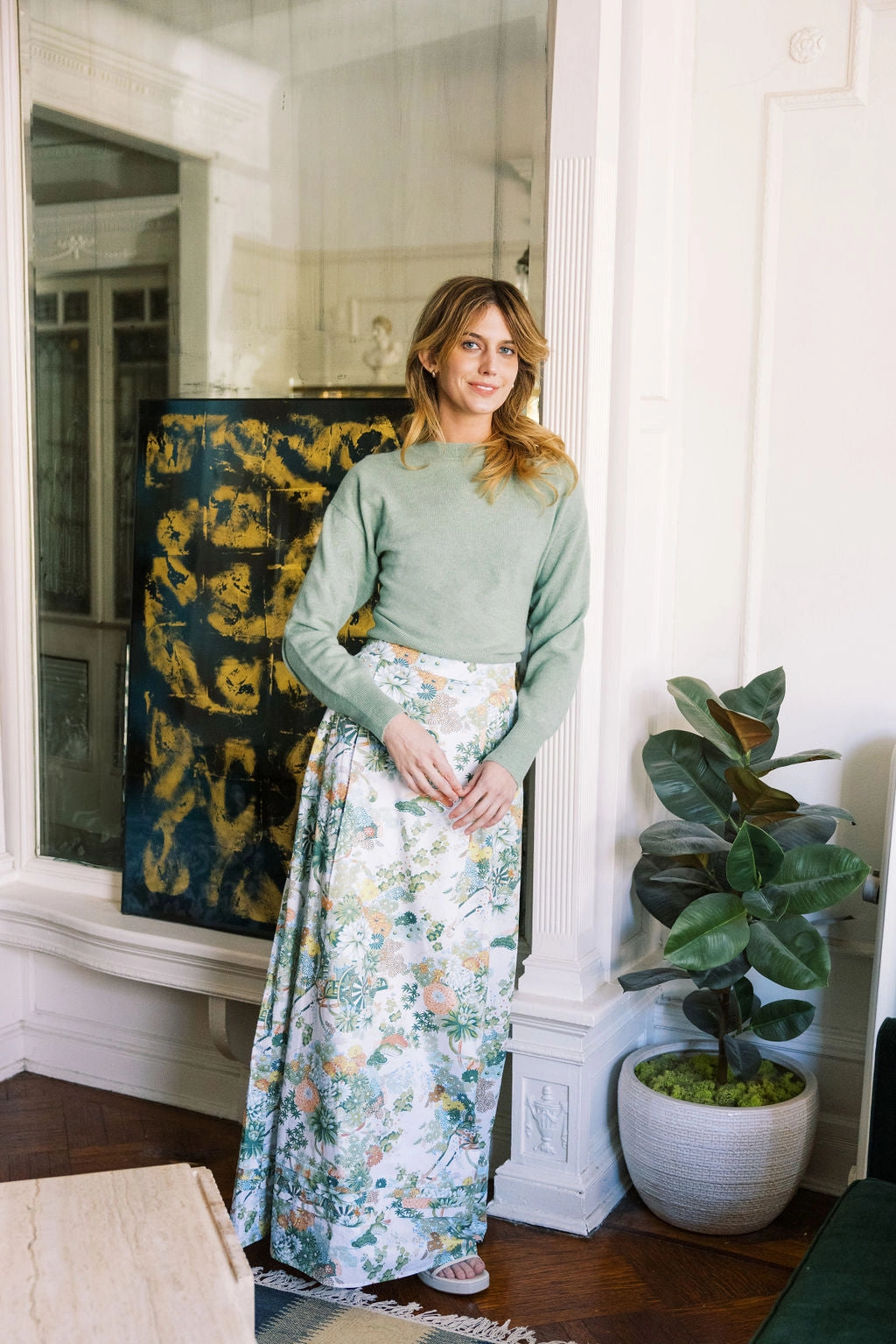 Relaxed Mood MASON'S DAUGHTER | Maxi Skirt, Spring Chinoiserie