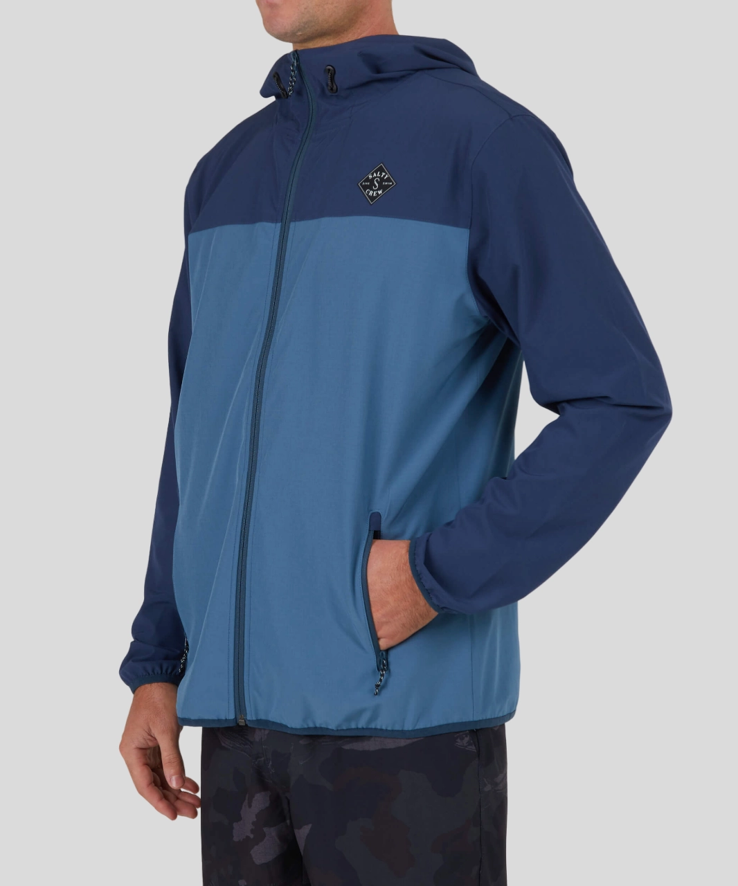 Eco Friendly Dye Process Stowaway Jacket - Navy
