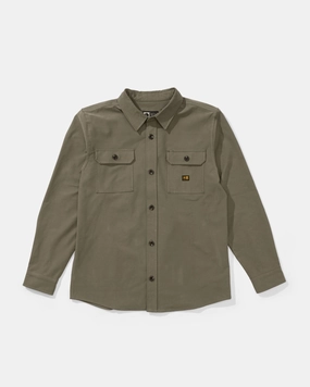 Mariners Overshirt - Dusty Olive Job Interview