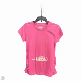 Maternity Top Short Sleeve By Clothes Mentor, Size: M Active Gear MultiFunctional Pockets
