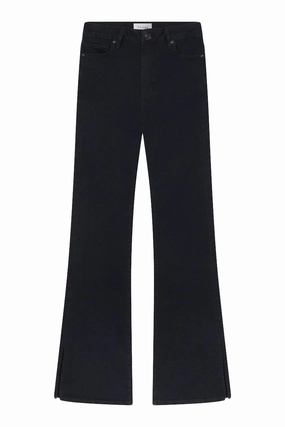 Frame Denim Le Mini Boot Outseam Slit in Slow Days Quick Pick tailored look