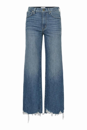 Frame Denim The Relaxed Straightin Beluga Modern Chew Fade Resistant Wash