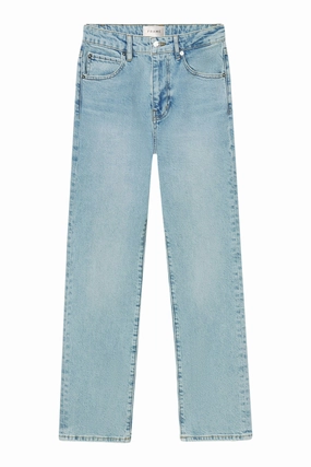 Layer Staple Classic Style Frame Denim The Ruler Crop in Dolly