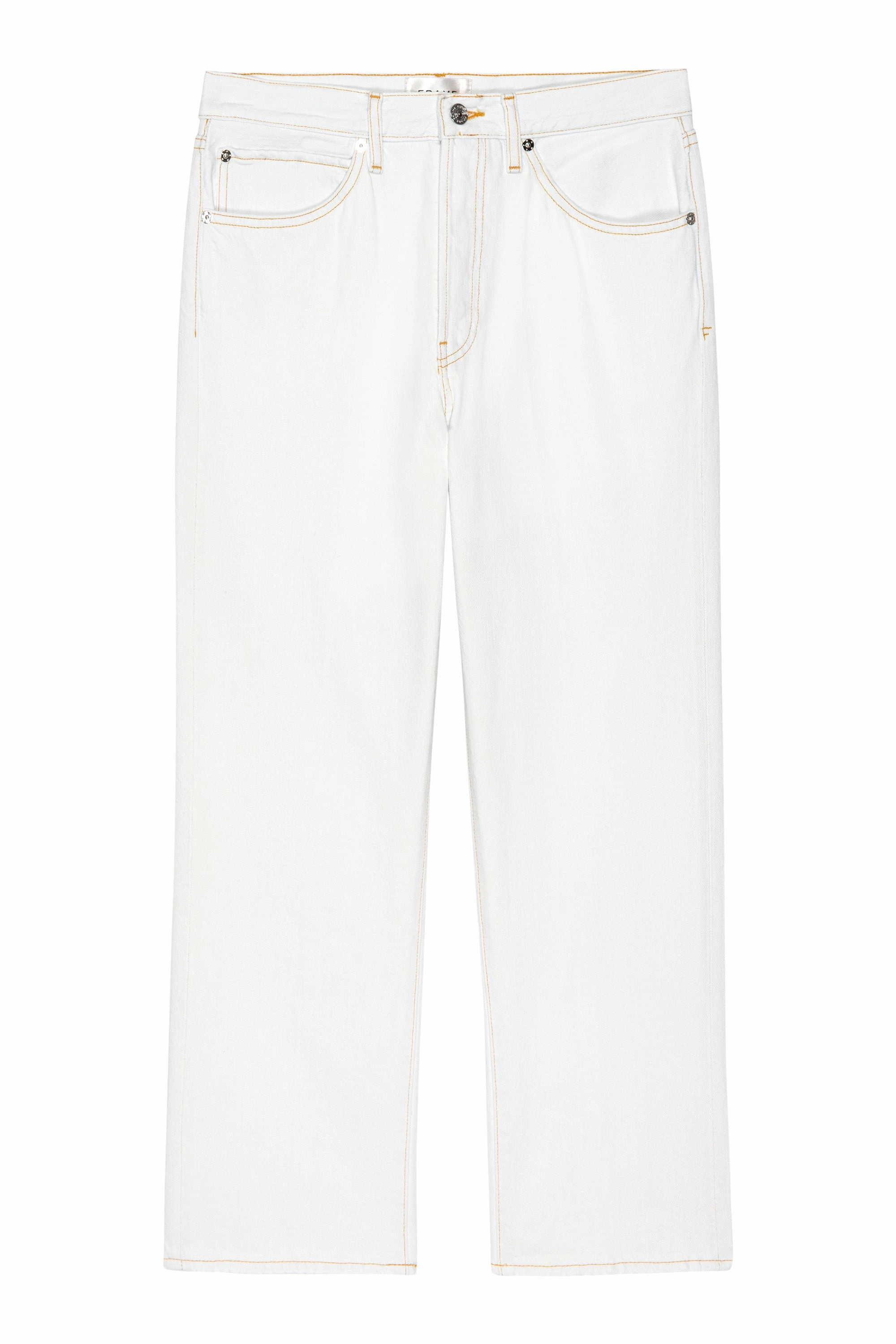 High-Quality Fabric Active Touch Frame Denim Vertical Crop in Trinity