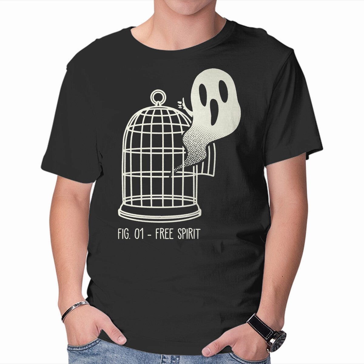 Flexible Design Layerable Look Free Spirit Funny Ghost