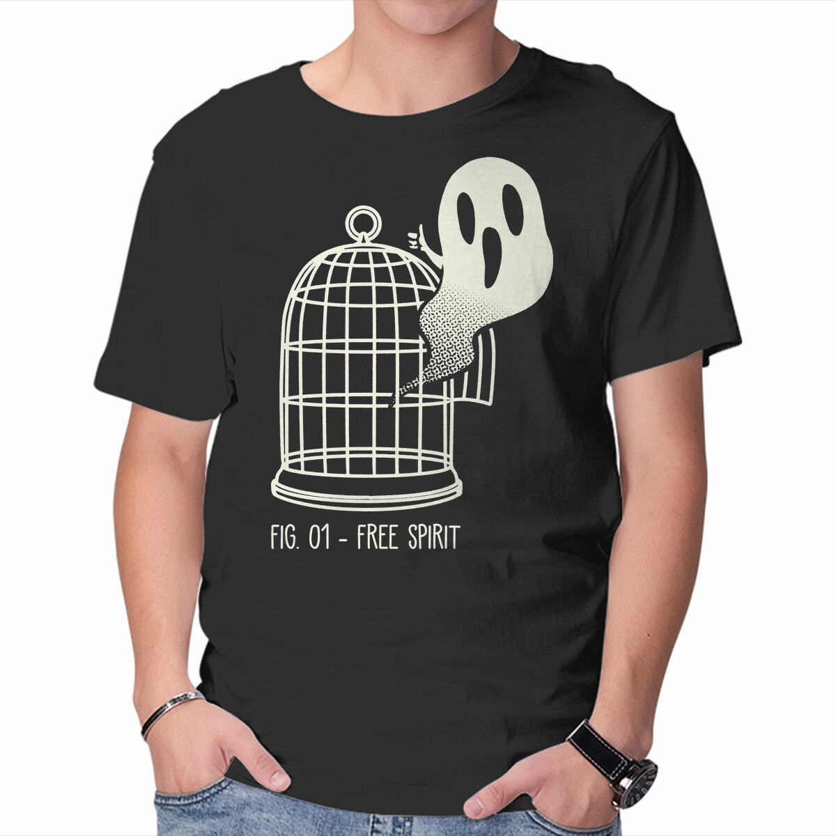 petite size Comfy Comfort Free Spirit Funny Ghost