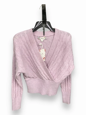 Gentle Power Multi-Purpose Wear Sweater By Pink Rose In Purple, Size: S