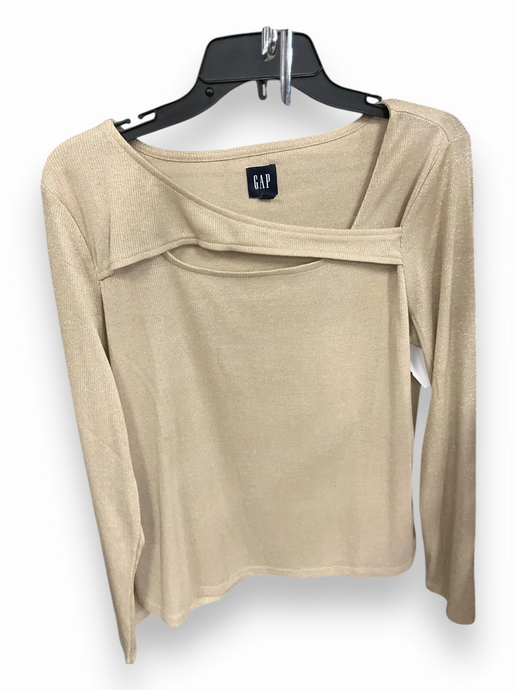 Top Long Sleeve By Gap In Beige, Size: Xl Ethical Mode Sport Glow