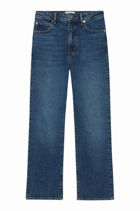 Classic Vibe Frame Denim Ruler Crop in Rival