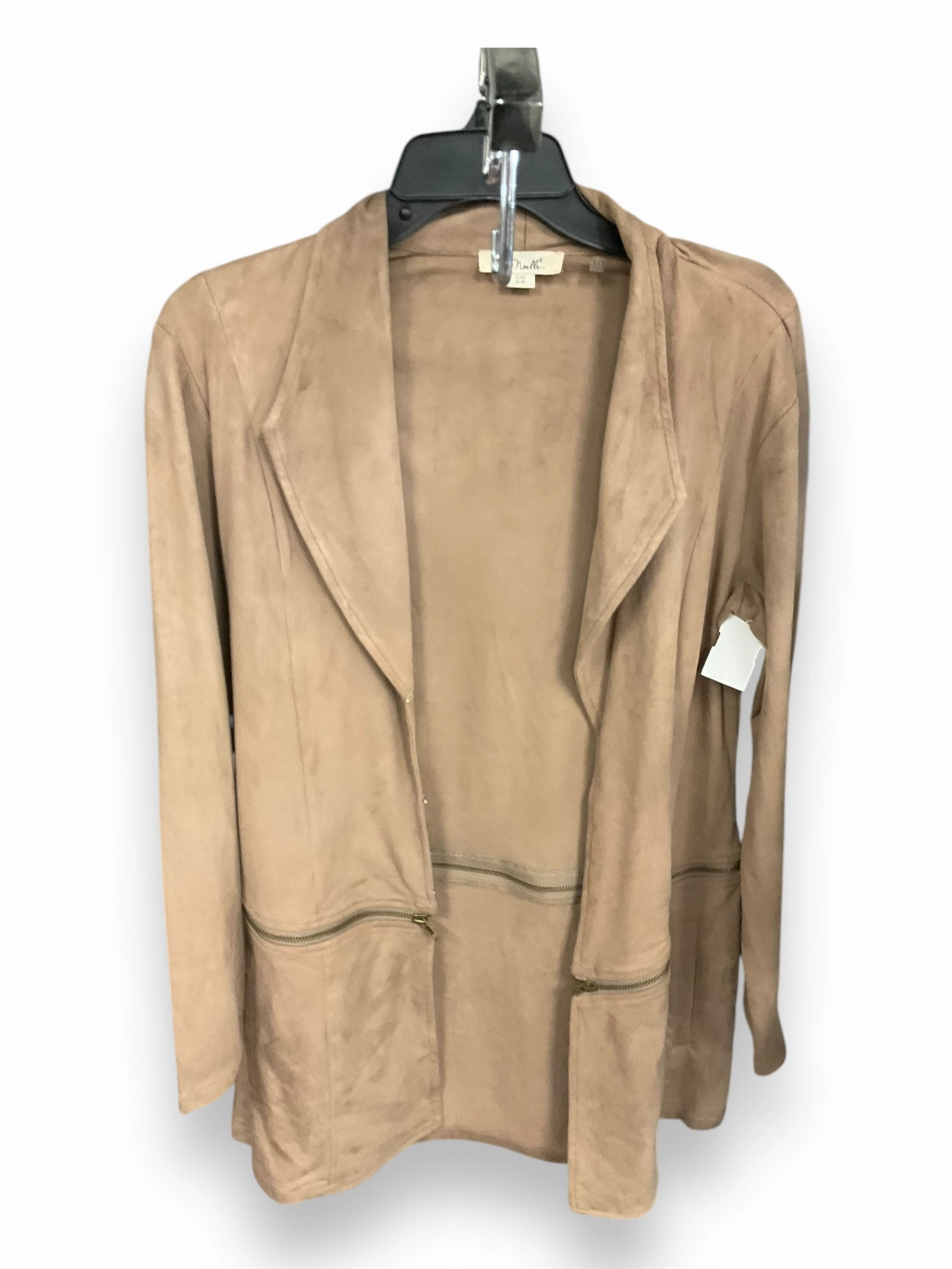 Cardigan By Simply Noelle In Taupe, Size: S SustainableBlend Soft Inner Lining