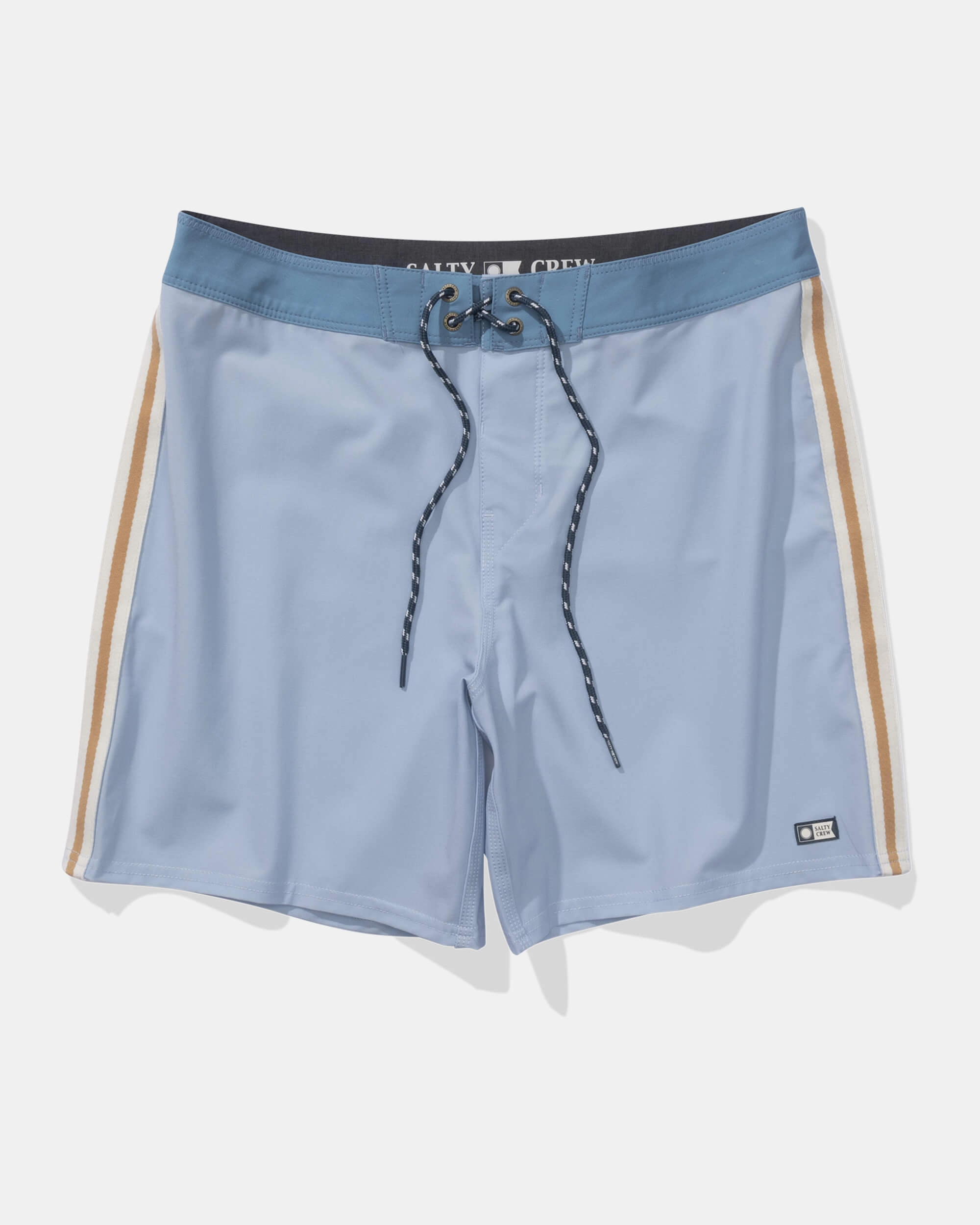 Relaxing Beachwear Quick Release Closures Frothin Boardshort - Light Blue