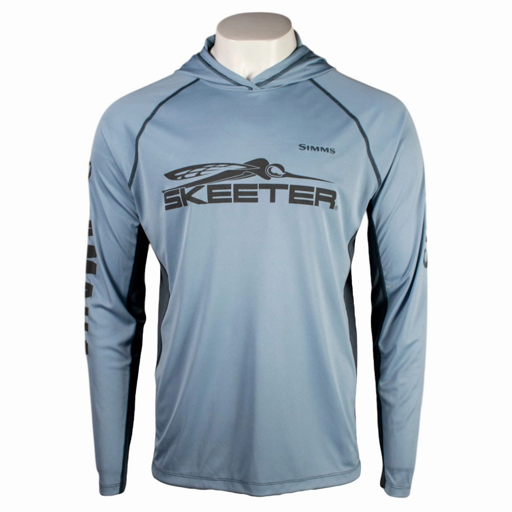 Skeeter Simms Steel Blue/Storm Solar Hoody Active Apparel
