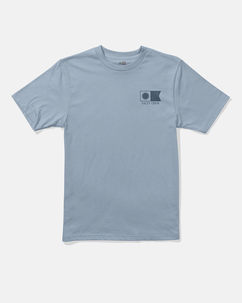 Flagship  Ss Tee Kids - Blue Fog Soft Brushed Lining