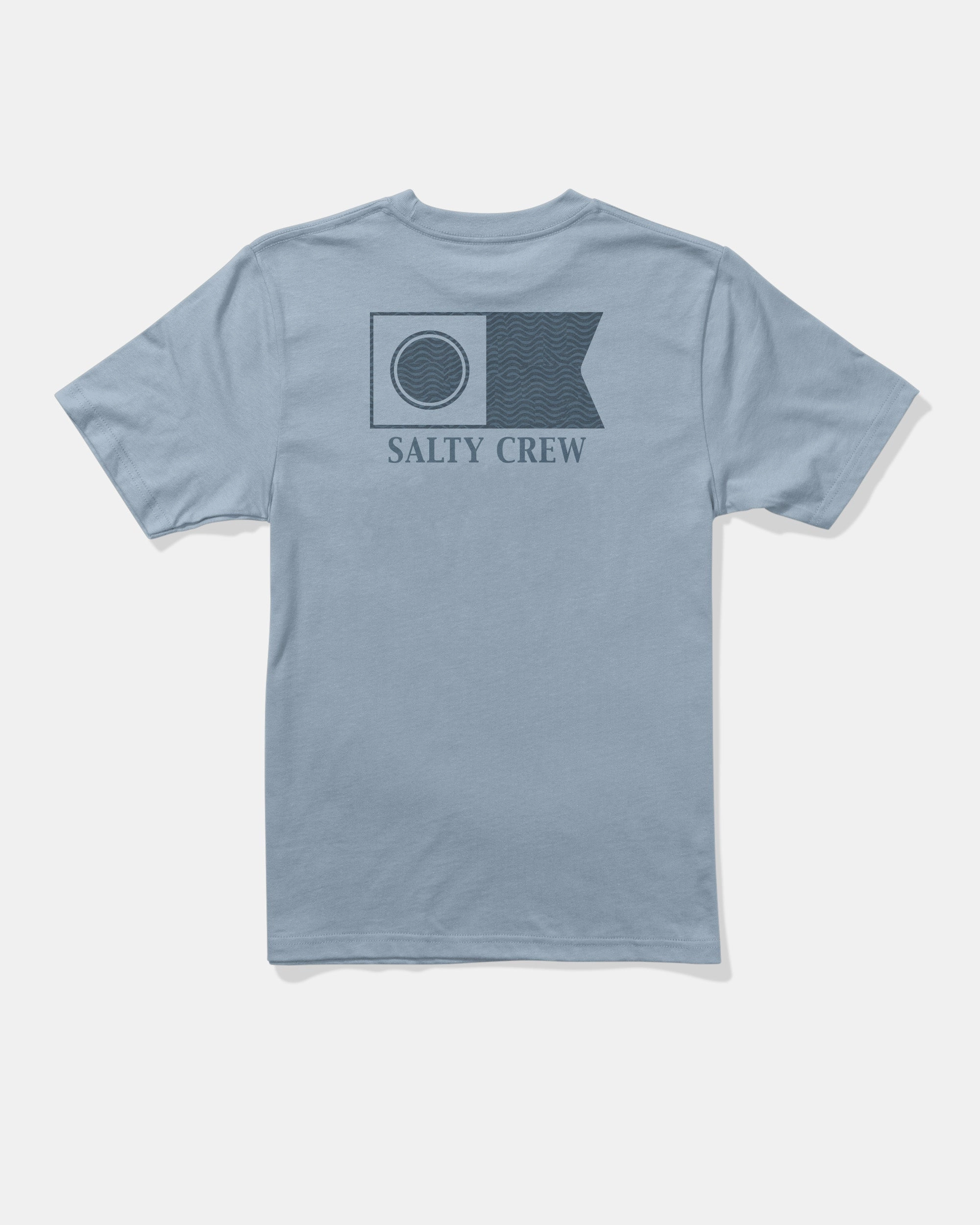 Fashionable Shirt Raglan Sleeve Flagship  Ss Tee Kids - Blue Fog