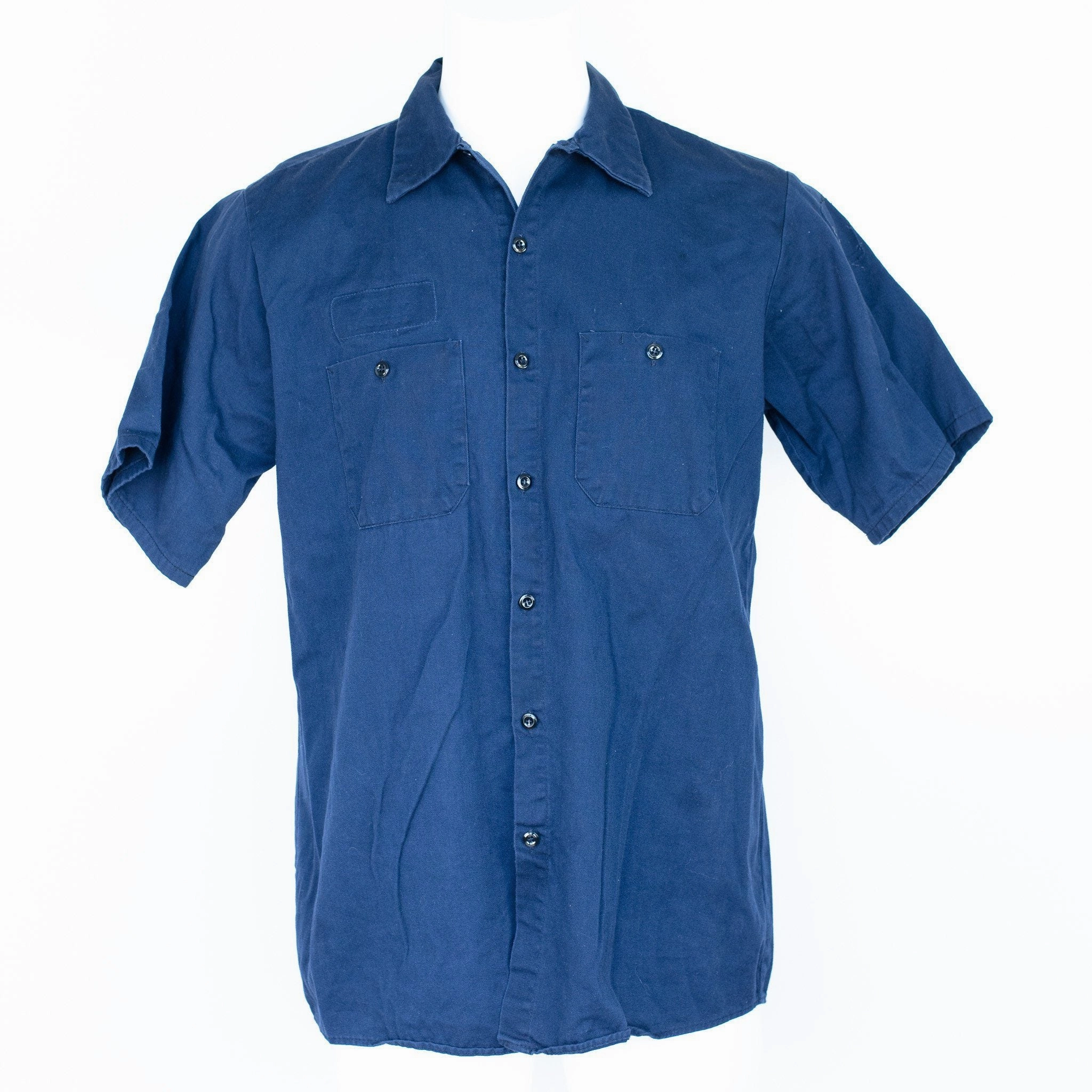 Used 100% Cotton Standard Work Shirt - Short Sleeve Sleek Style Iconic look