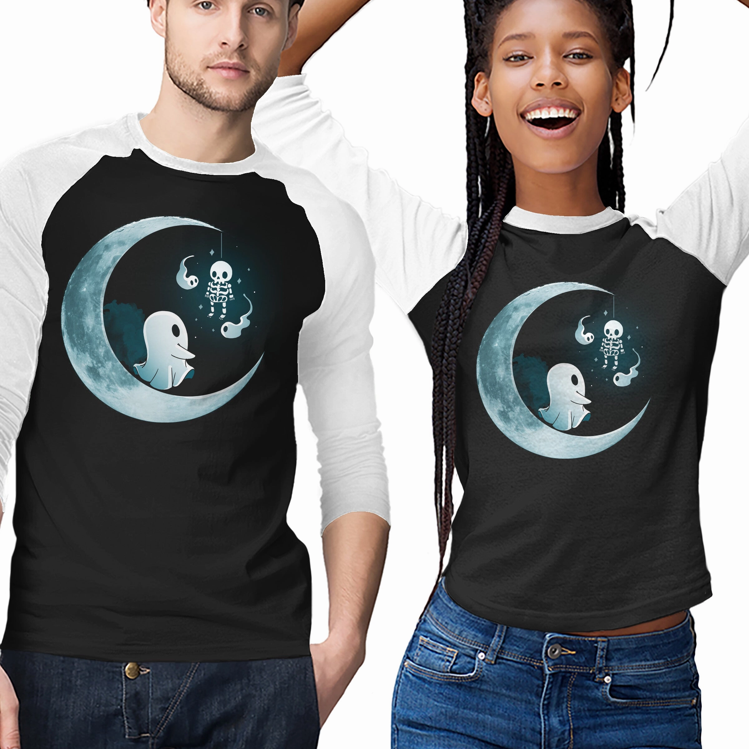 Adjustable Hem Relaxed Layers Ghostly Moon
