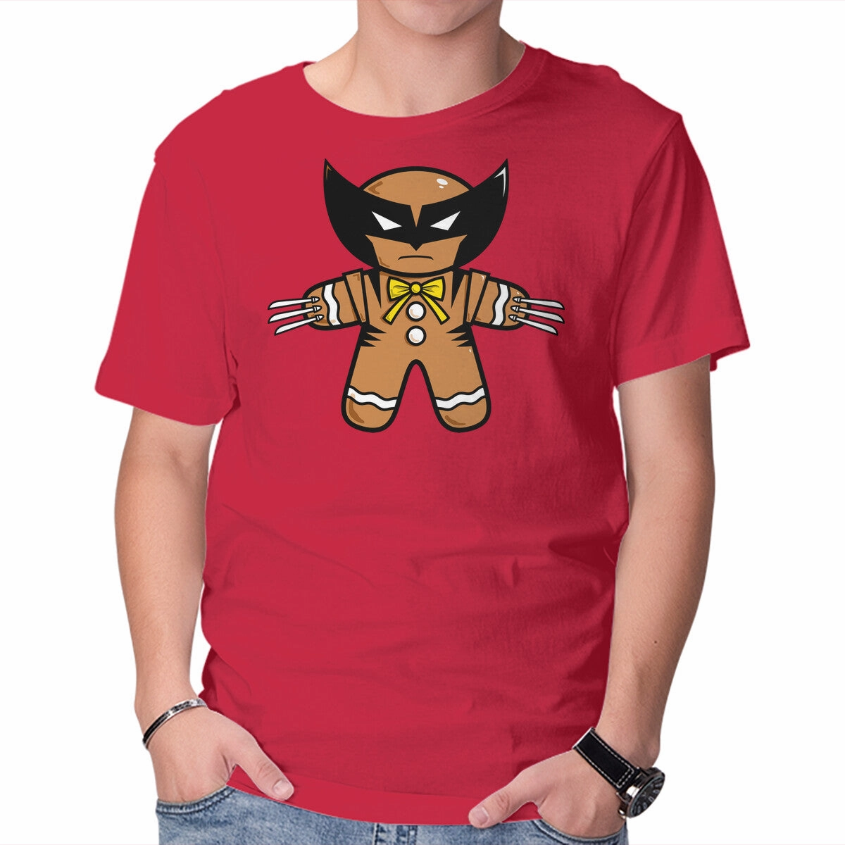 Gingerbread Wolvy No Slip Shoulder Design