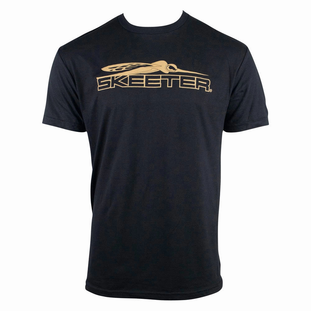 NonIronTechnology Versatile Layering Piece Skeeter Imprinted Tee - Black