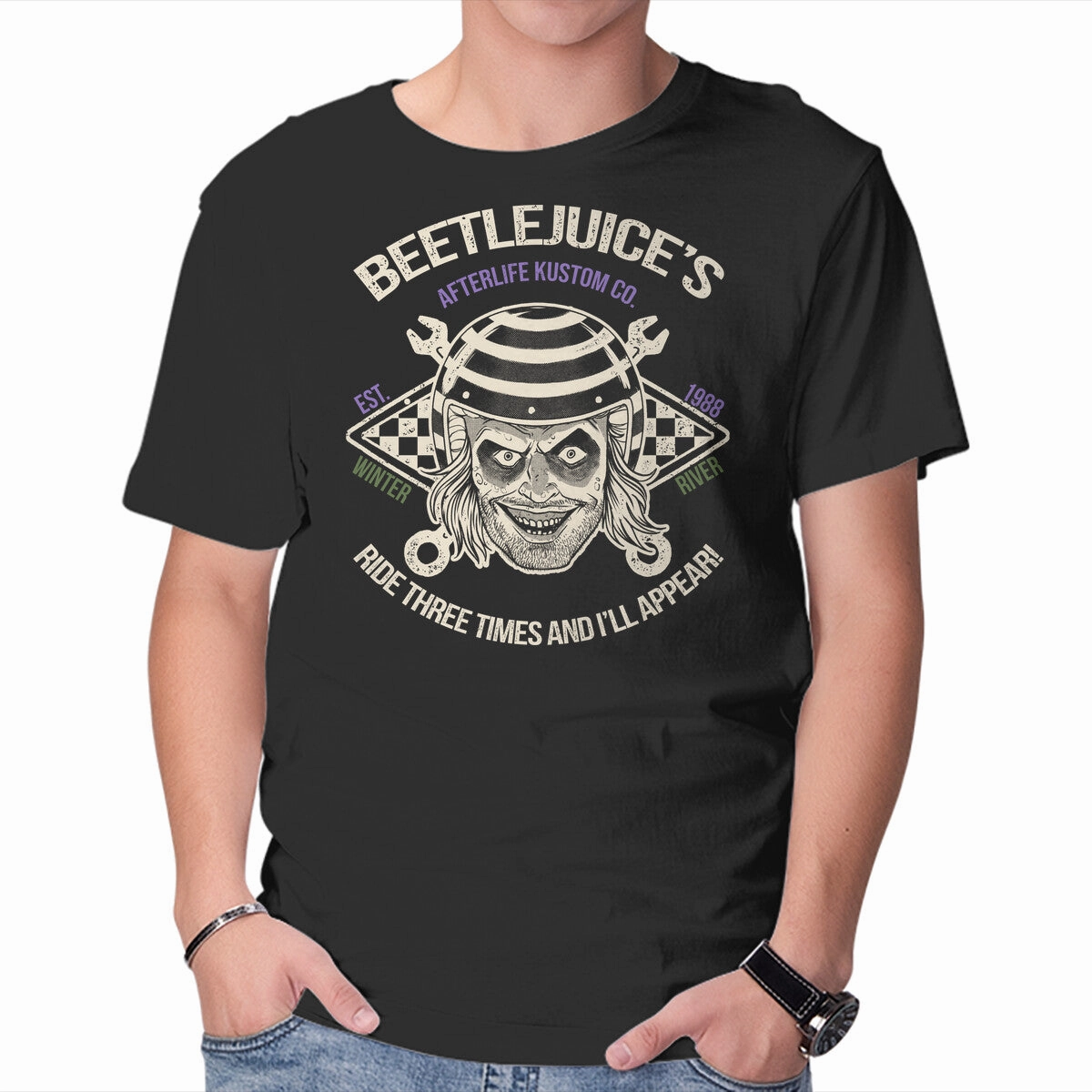 Smooth Neckline Beetlejuice's Afterlife Kustom
