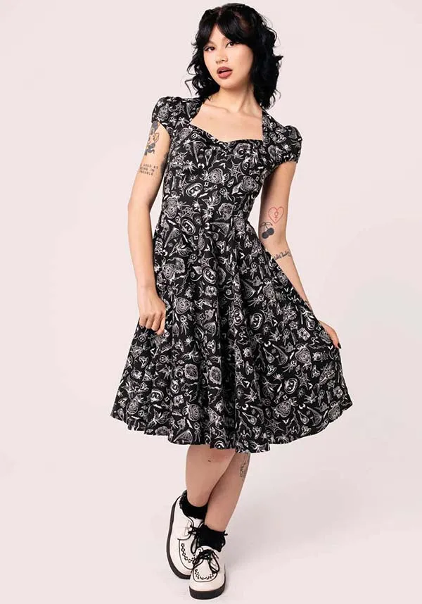 Mischief | MIDI DRESS Adjustable Collar System