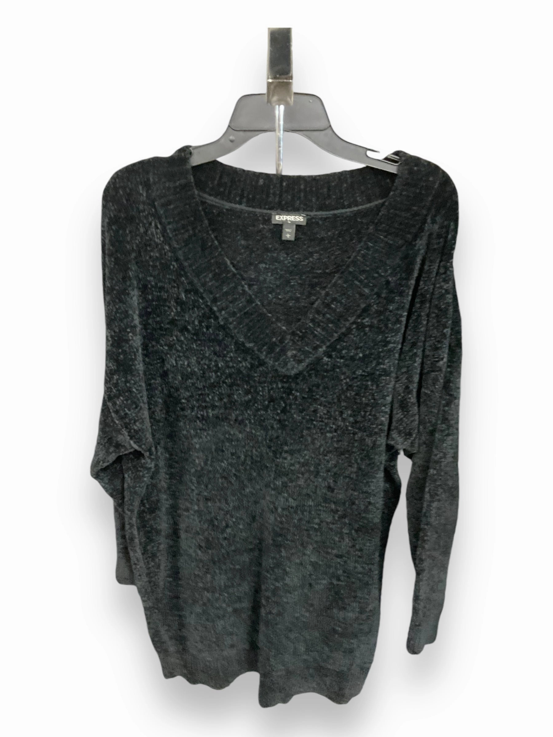 LayeredConstruction Sweater By Express In Black, Size: L