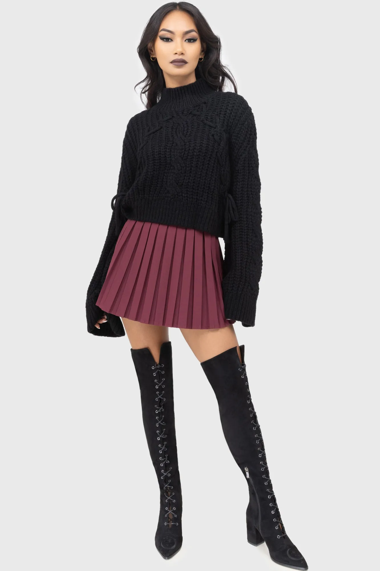 High Density Weave Adjustable Cuff Hexelore Sweater