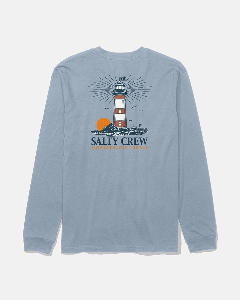 SustainableManufacturing High Beam Ls Tee - Blue Fog