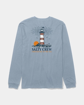 High Beam Ls Tee - Blue Fog Simple Chic