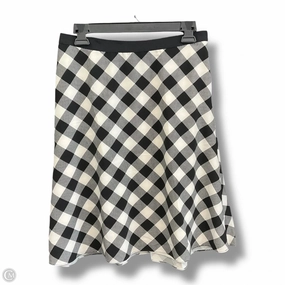 Skirt Midi By Ann Taylor In Black & White, Size: 4 MinimalistStyle NonIrritating