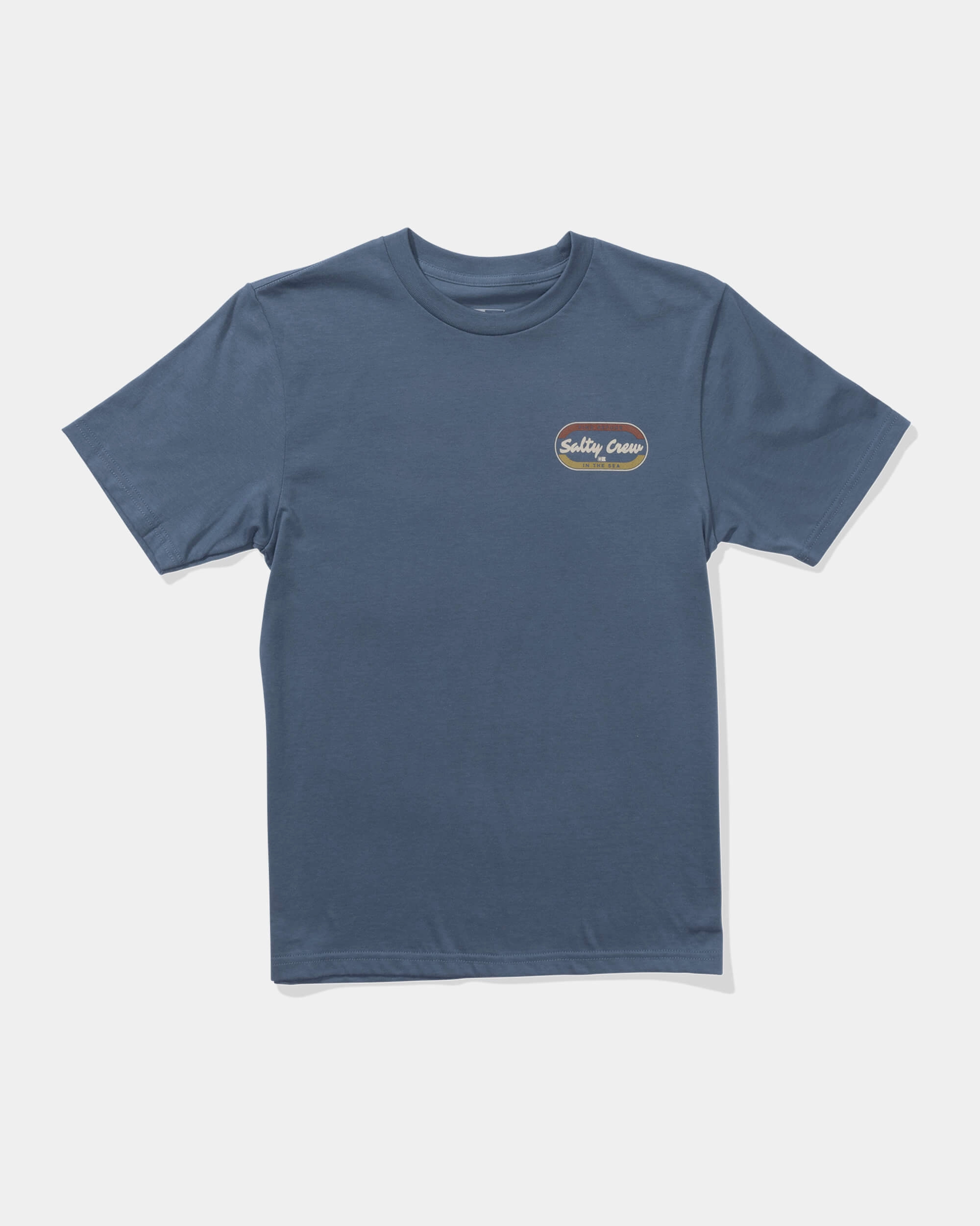 Compression Fit Technology Thermal Insulation Capsule  Ss Tee Kids - Slate