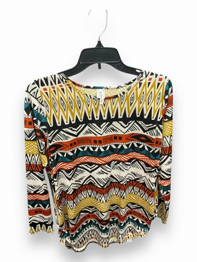 Top Long Sleeve By Boom In Multi-colored, Size: M Tagless Labeling DurableStitching