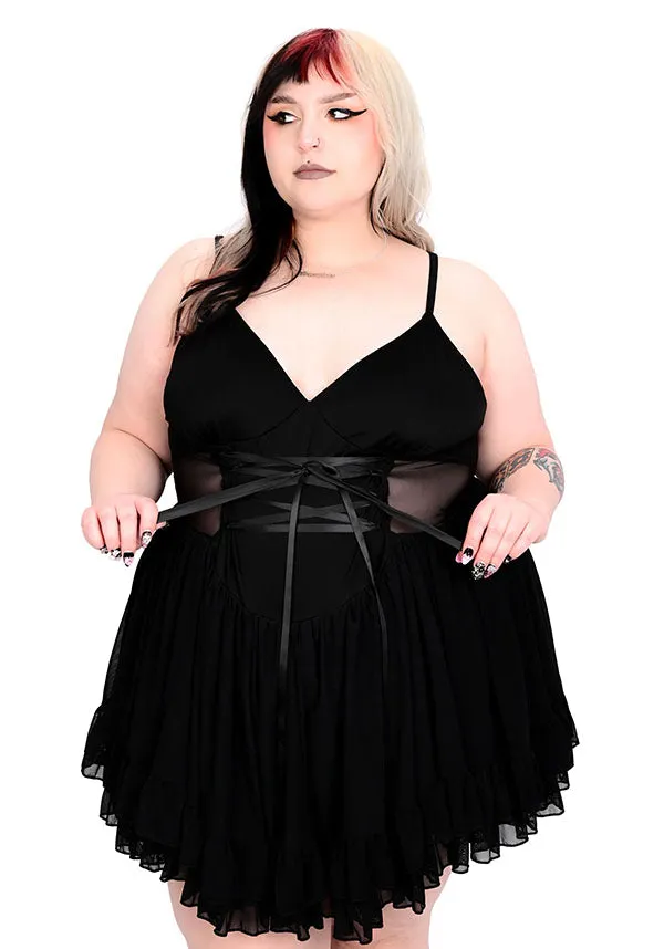 DoubleStitchedHem Breathable Microfiber Melody Mesh | PLEATED ROMPER