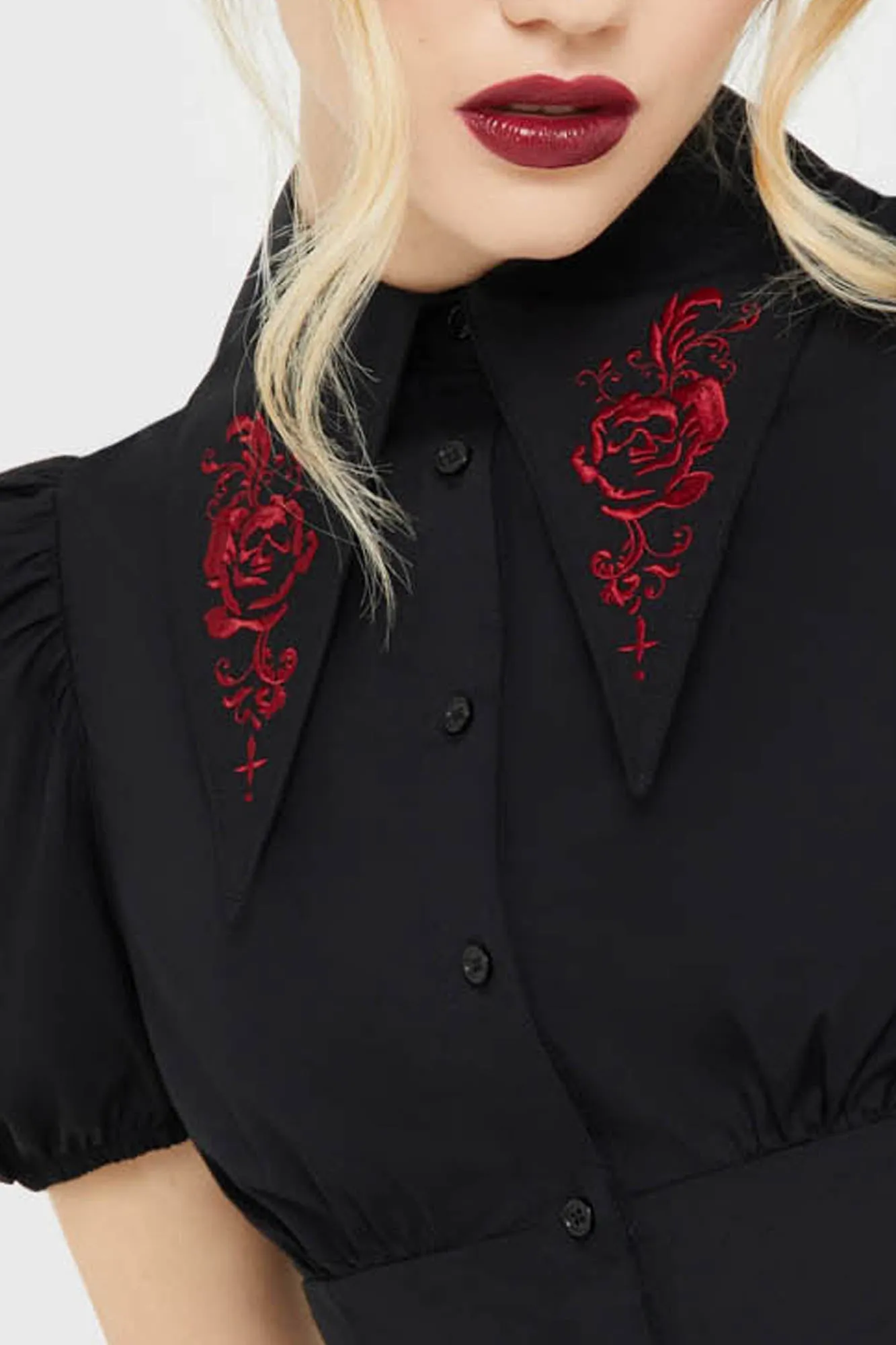 Anti Slip Shoulder Padding FrictionResistant Trim Rose's Despair Shirt