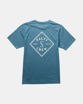 Tippet  S/S Tee Kids - Slate V Neck Design